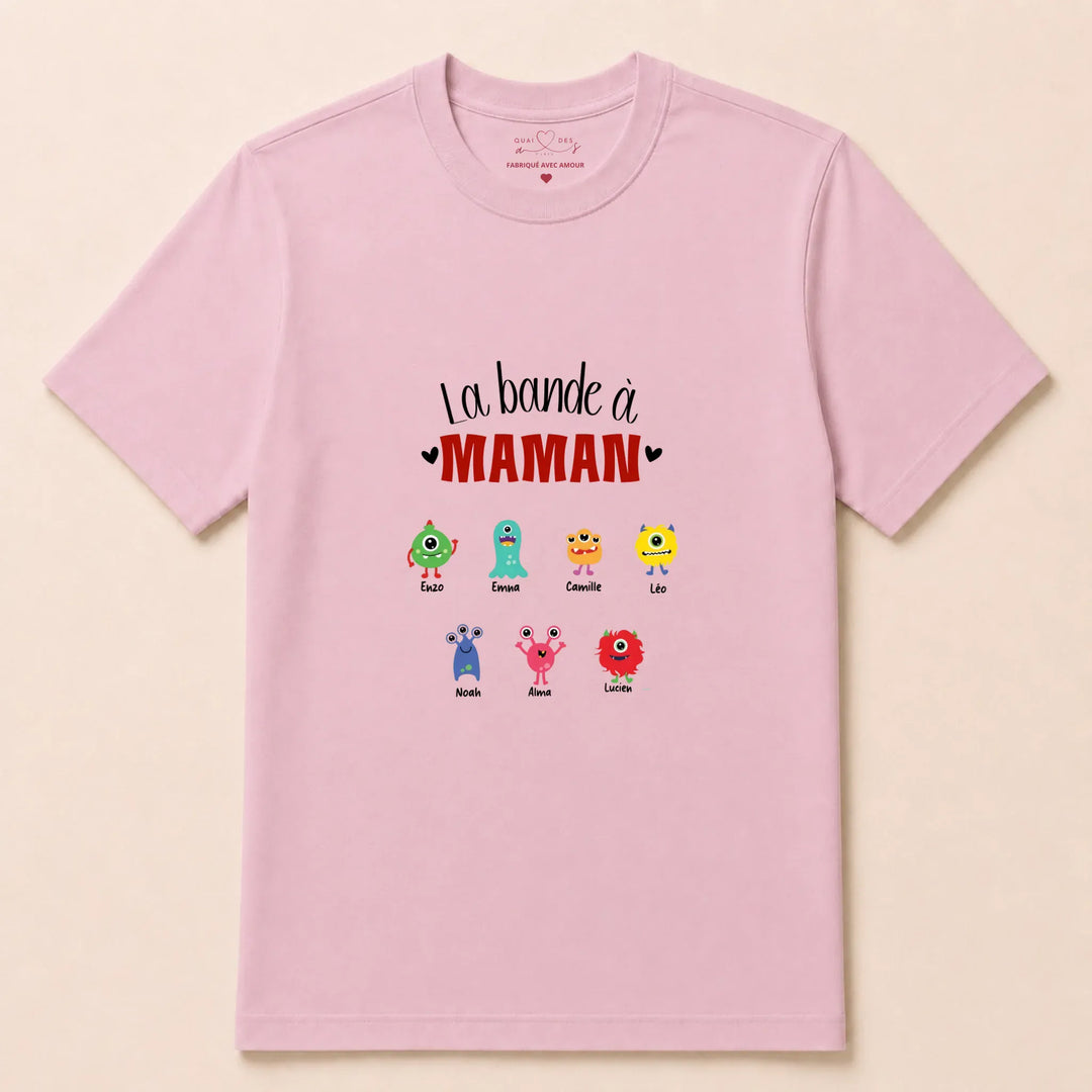 Sweat fête des mères jeune maman T-shirt / Rose Clair / S