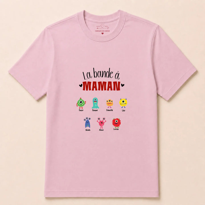 Sweat fête des mères jeune maman T-shirt / Rose Clair / S