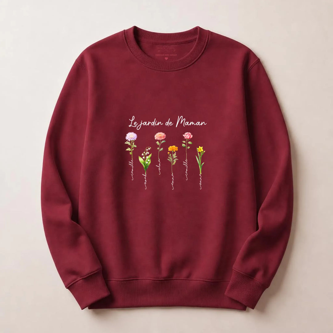 Sweat cadeau fête des mères original Sweatshirt / Bordeaux / S