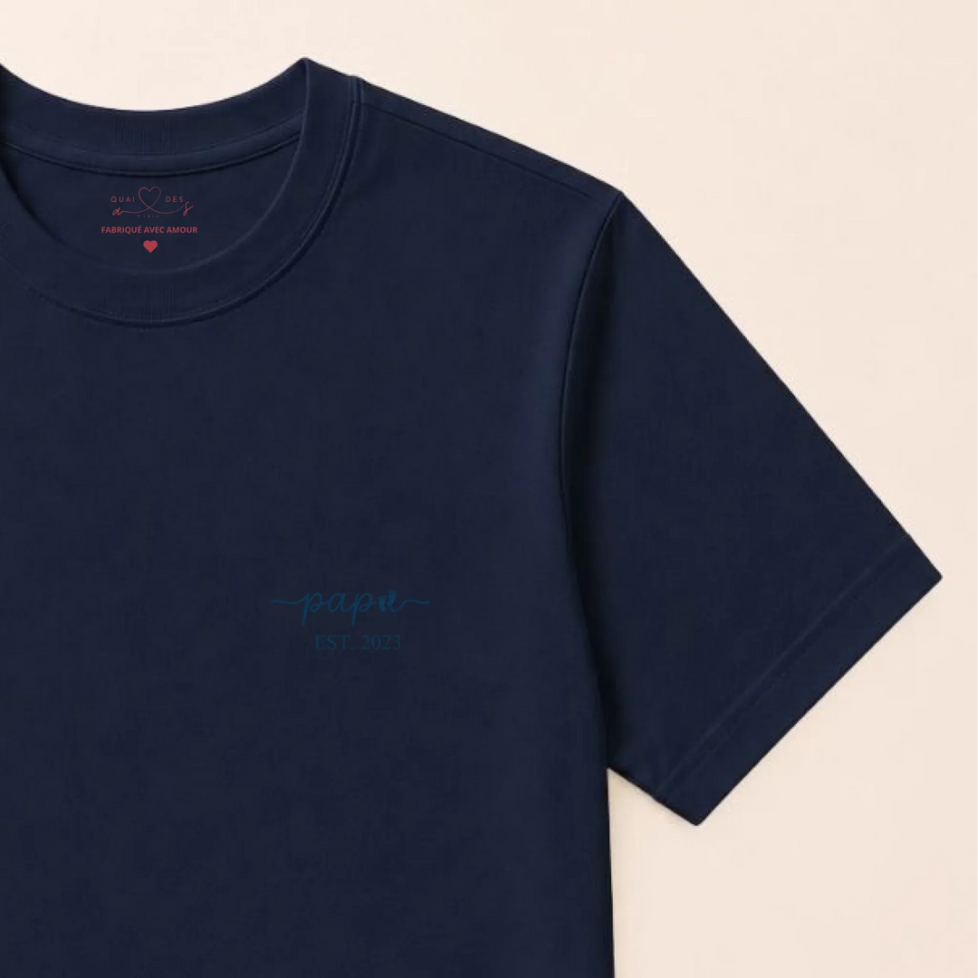 Sweat futur papa T-shirt / Marine / S