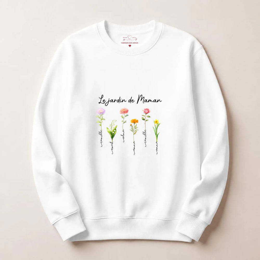 Pull cadeau fête des mères original Sweatshirt / Blanc / S
