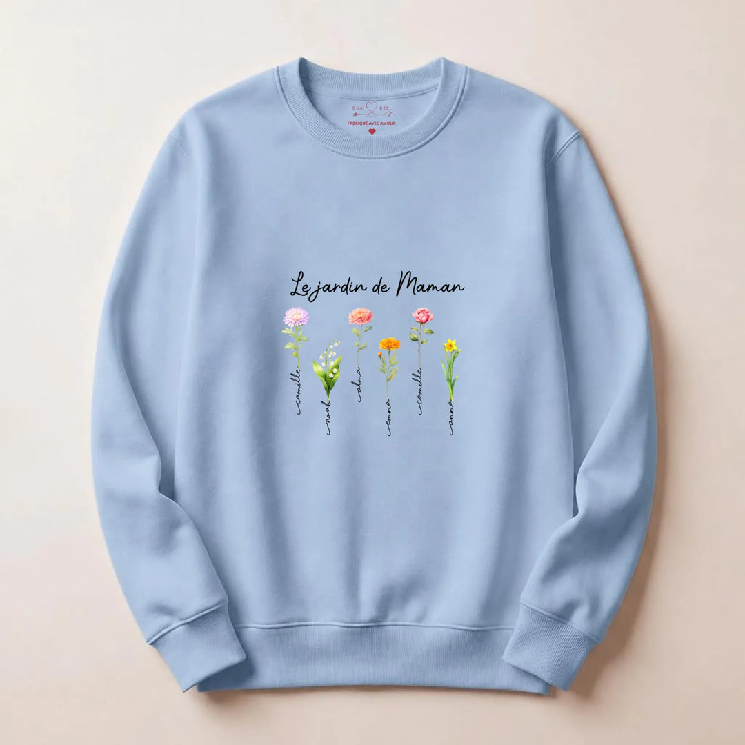 Pull cadeau fête des mères original Sweatshirt / Bleu Clair / S