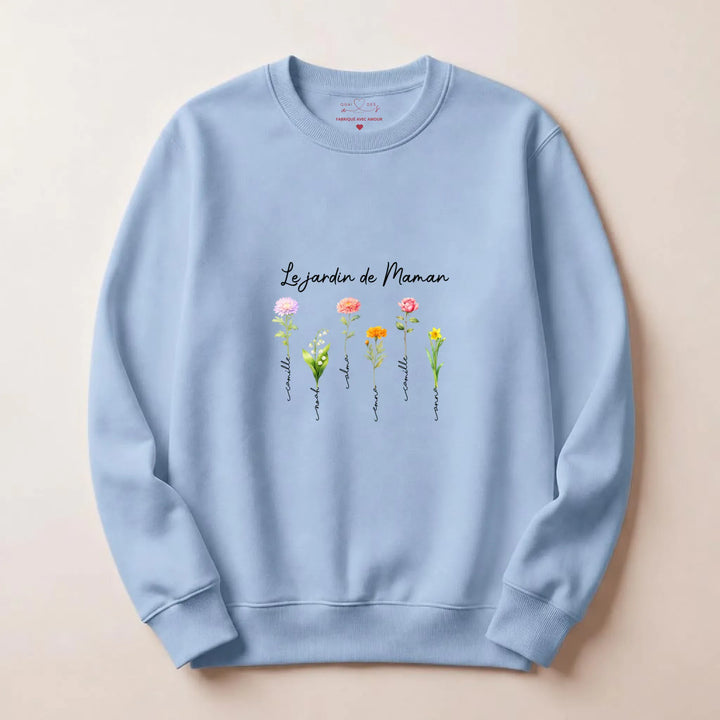 Pull cadeau fête des mères original Sweatshirt / Bleu Clair / S
