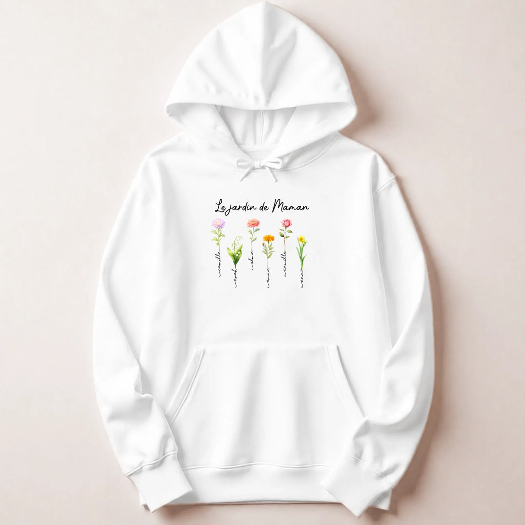 Pull cadeau fête des mères original Sweat à capuche / Blanc / M