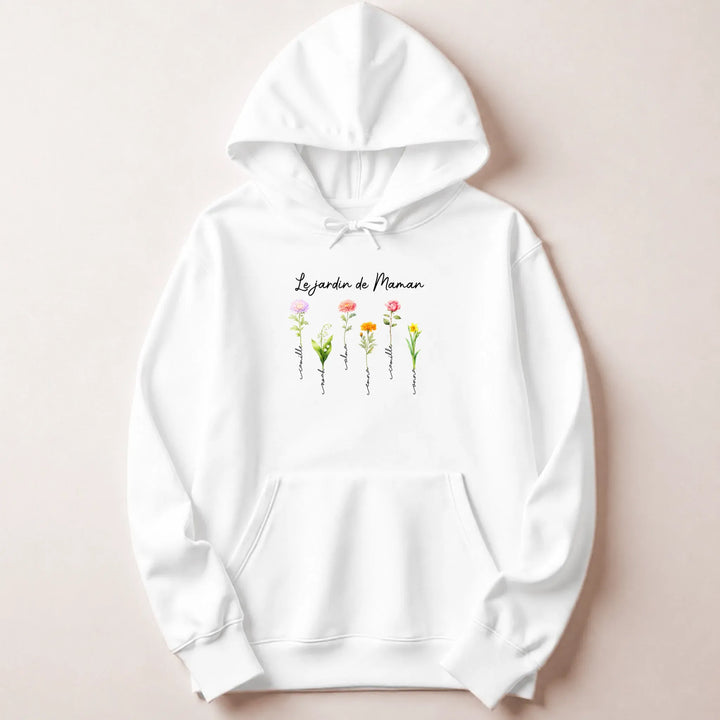 Pull cadeau fête des mères original Sweat à capuche / Blanc / M