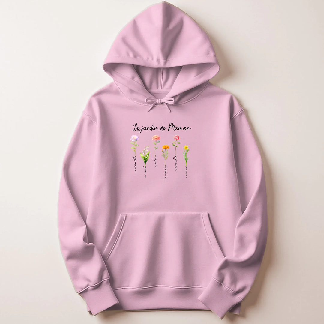 Pull cadeau fête des mères original Sweat à capuche / Rose Clair / M
