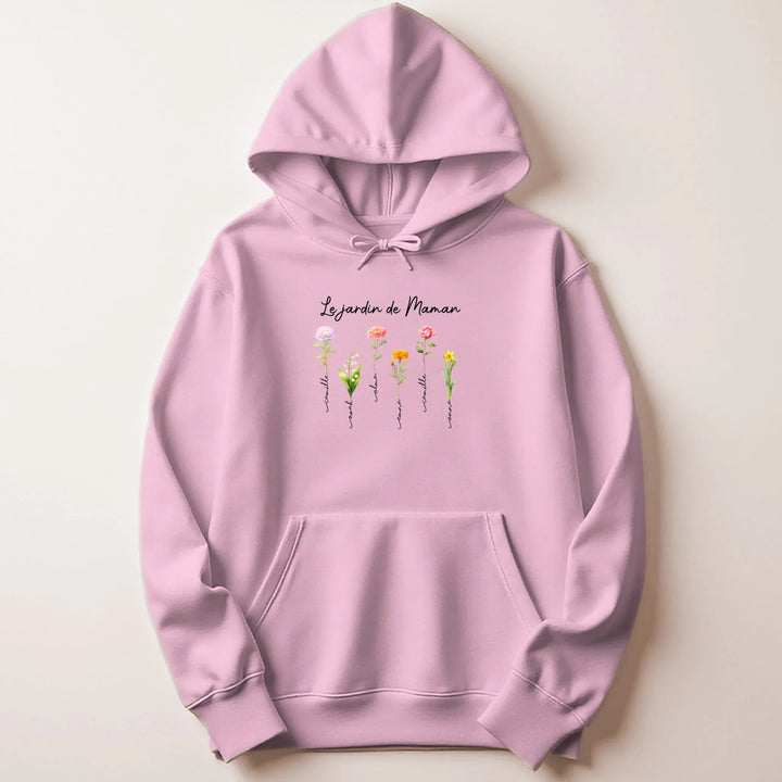 Pull cadeau fête des mères original Sweat à capuche / Rose Clair / M