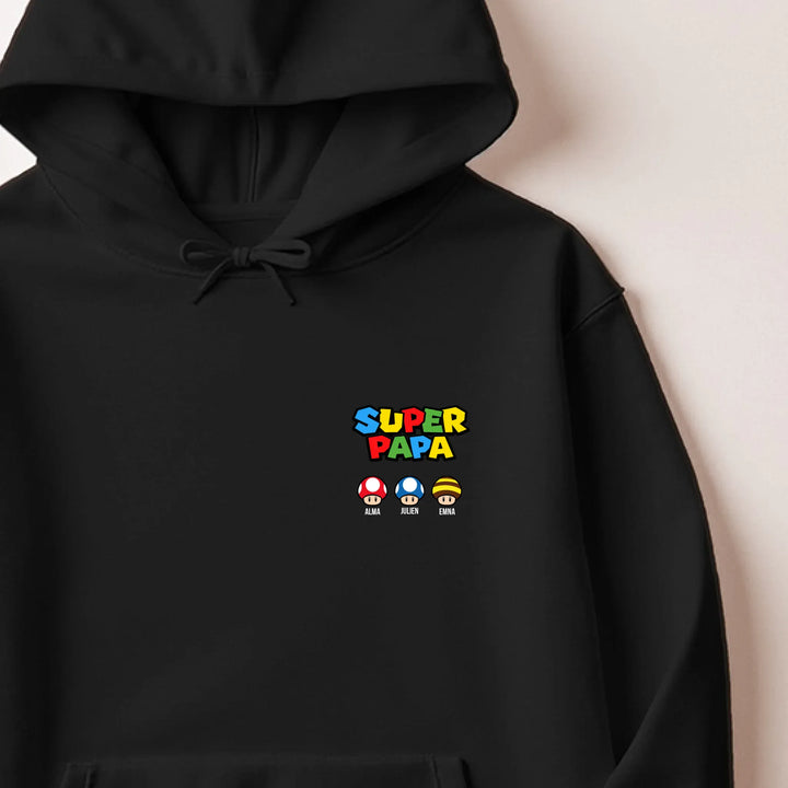 Pull Super Papa Sweat à capuche / Noir / M