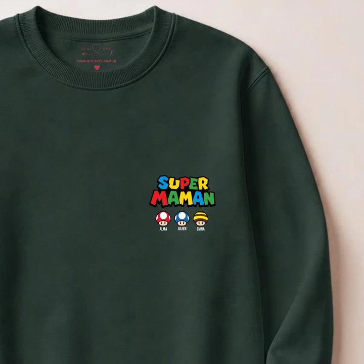 Pull super maman Sweatshirt / Forest / S