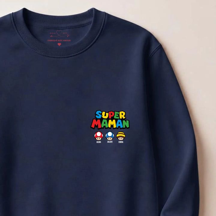 Pull super maman Sweatshirt / Marine / S
