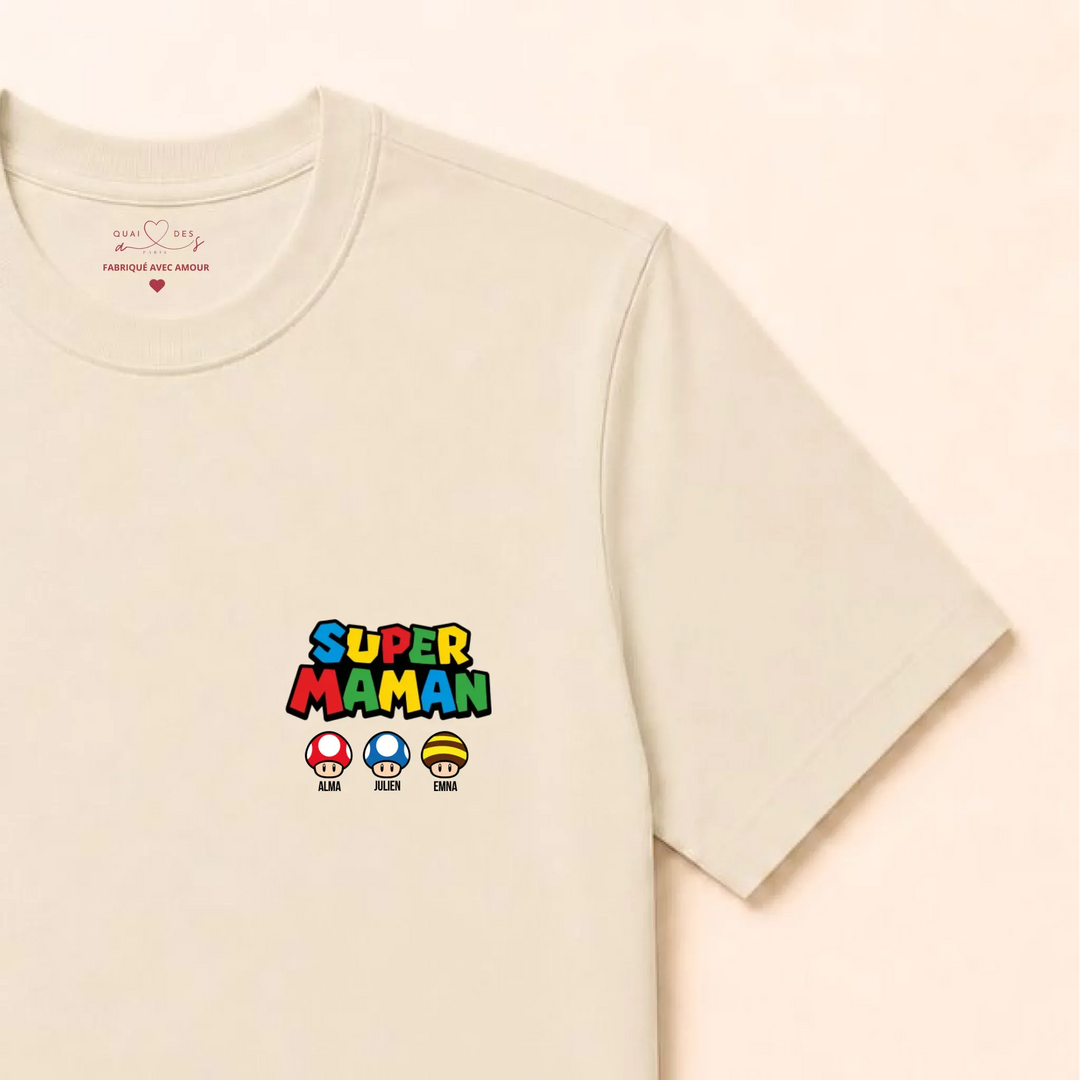 Pull super maman T-shirt / Naturel / S
