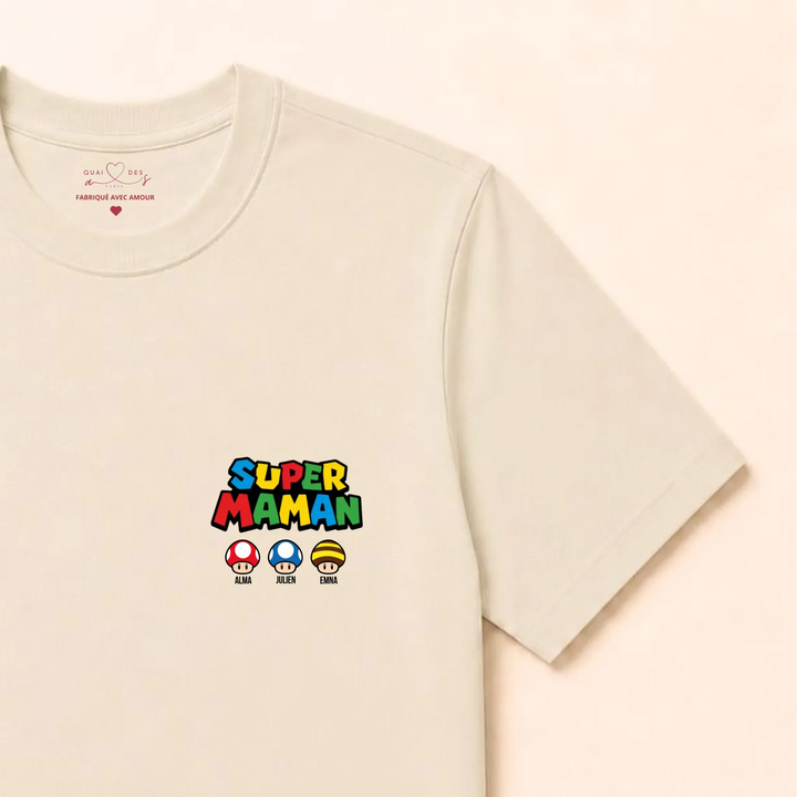 Pull super maman T-shirt / Naturel / S