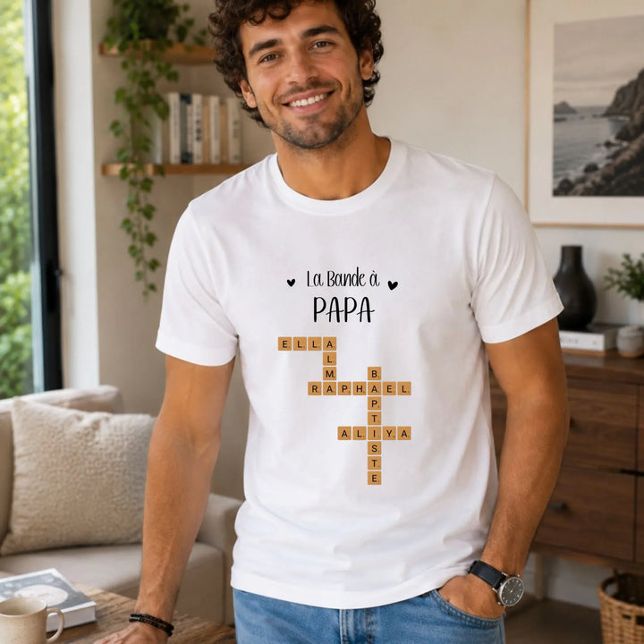 Sweat personnalise papa - Scrabble