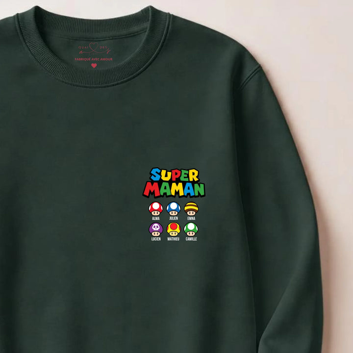 Sweat super maman Sweatshirt / Forest / S