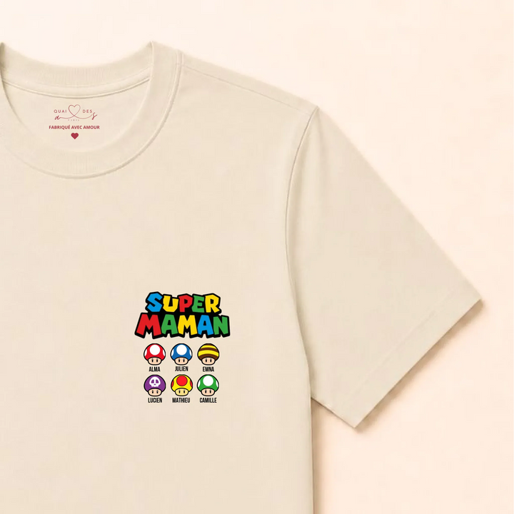 Sweat super maman T-shirt / Naturel / S