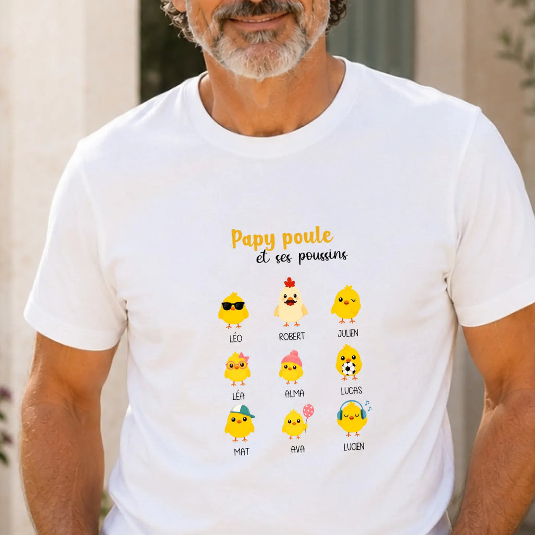 Pull papy poule