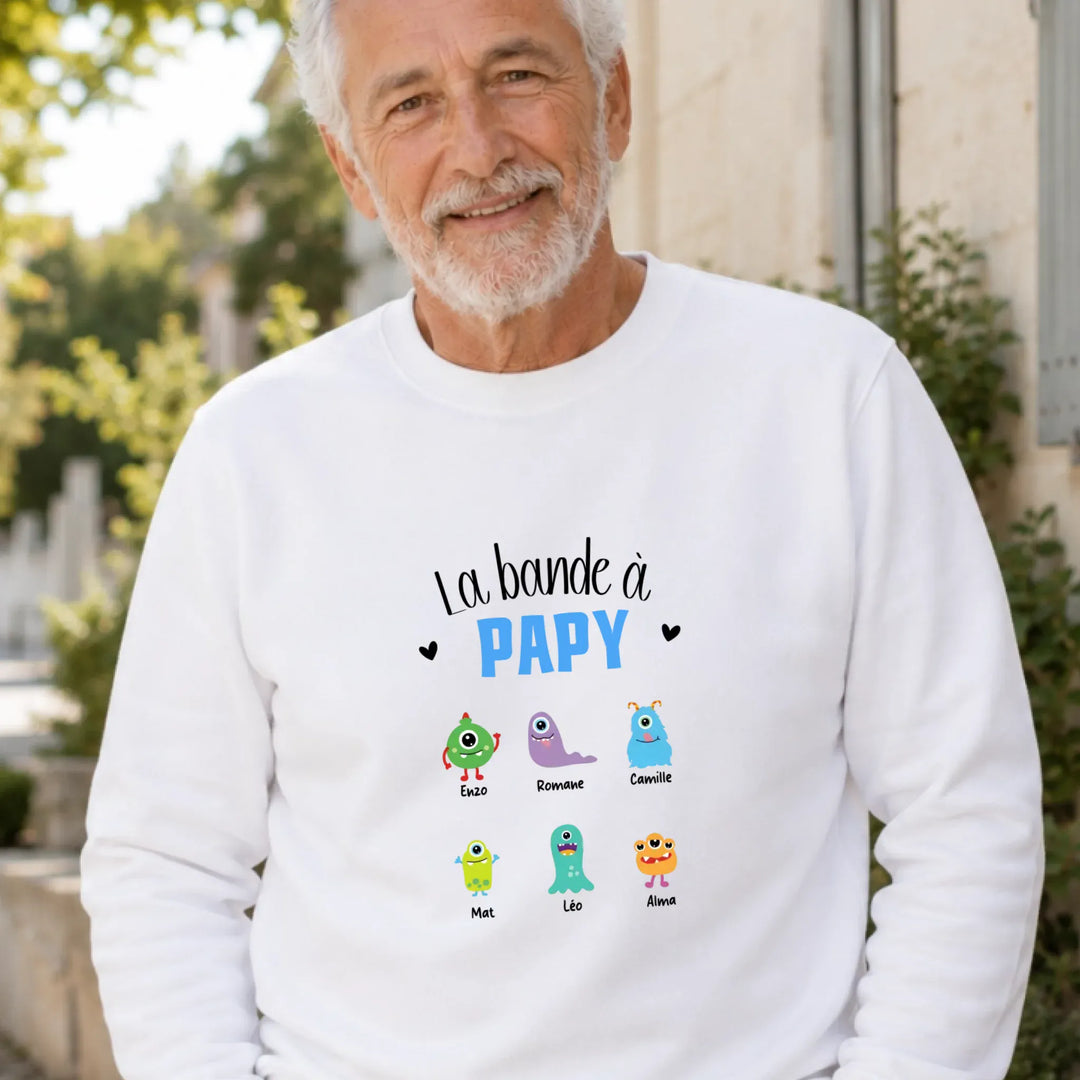 Sweat Personnalisé - La bande à papy