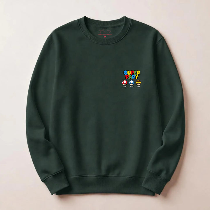 Sweat super papy Sweatshirt / Forest / S