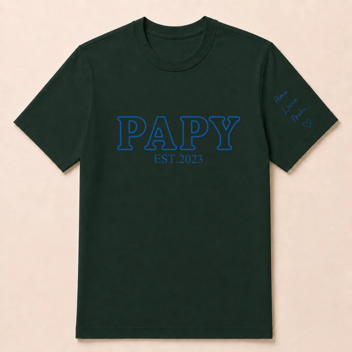 T shirt personnalise futur grand père T-shirt / Forest / S