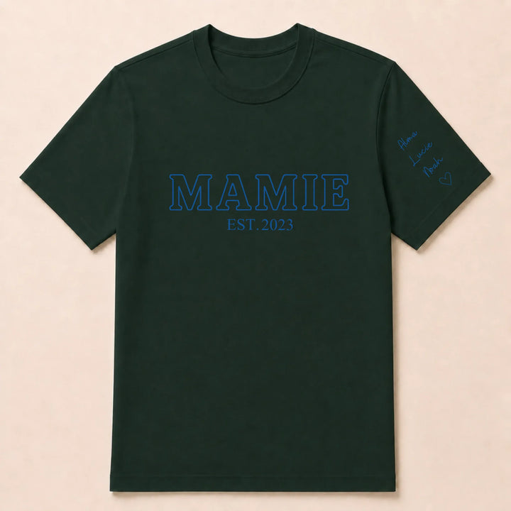 T-shirt personnalisé mamie - Future Mamie T-shirt / Forest / S