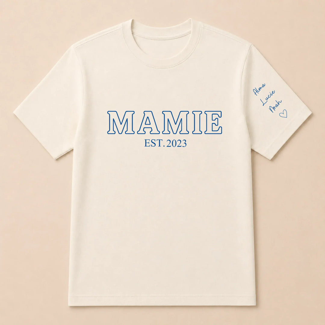 T-shirt personnalisé mamie - Future Mamie T-shirt / Naturel / S