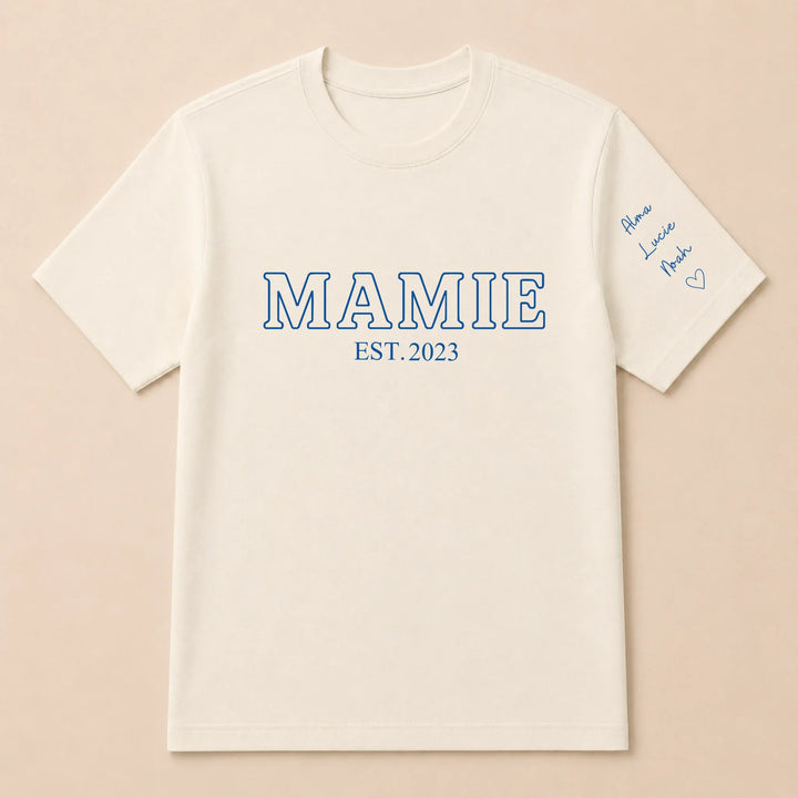 T-shirt personnalisé mamie - Future Mamie T-shirt / Naturel / S