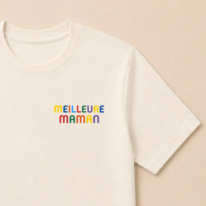 Pull personnalisé Meilleure Maman T-shirt / Naturel / S
