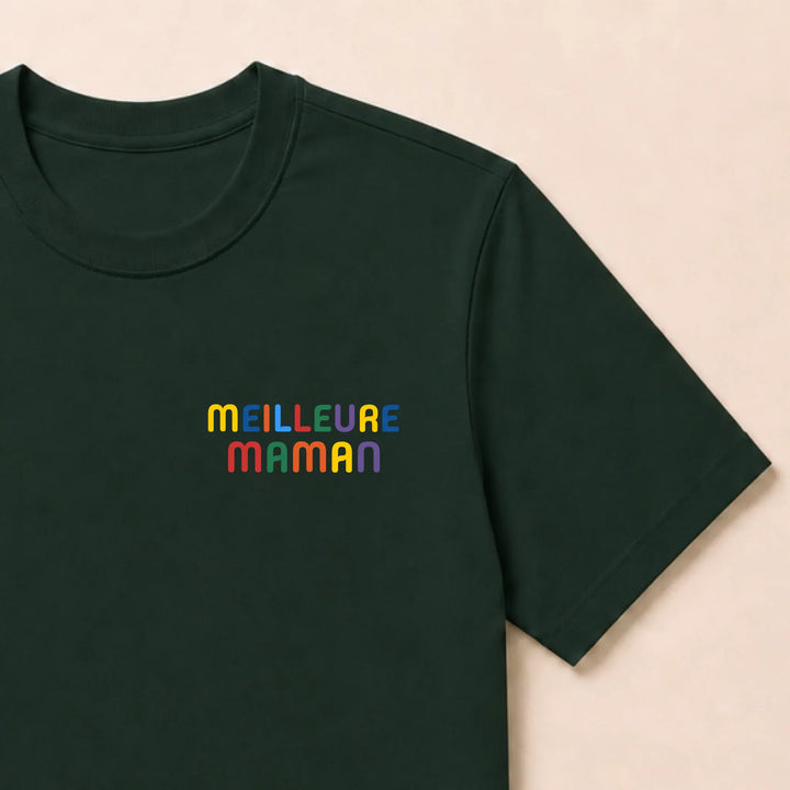 Pull personnalisé Meilleure Maman T-shirt / Forest / S