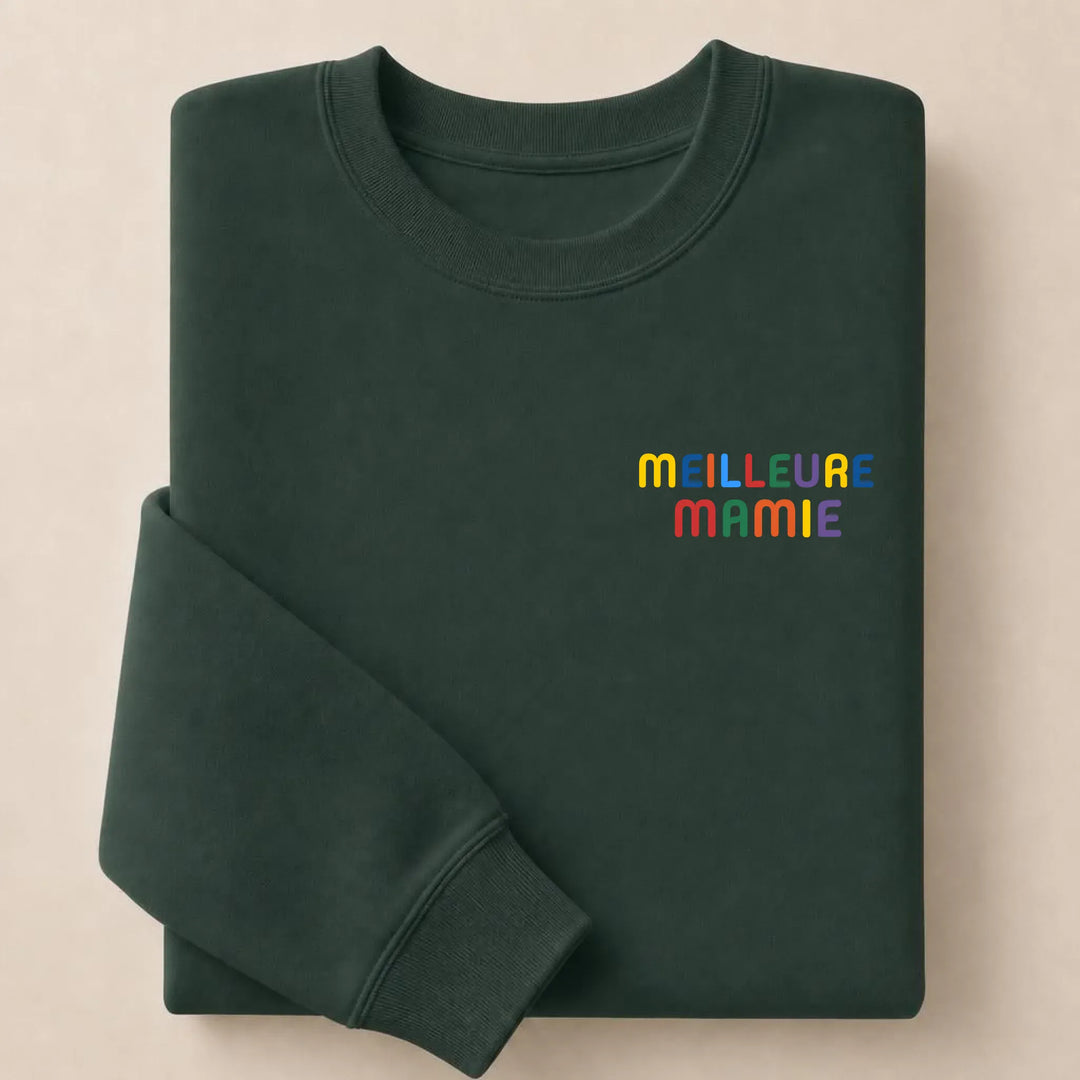 T-Shirt personnalisé Meilleure Mamie Sweatshirt / Forest / S
