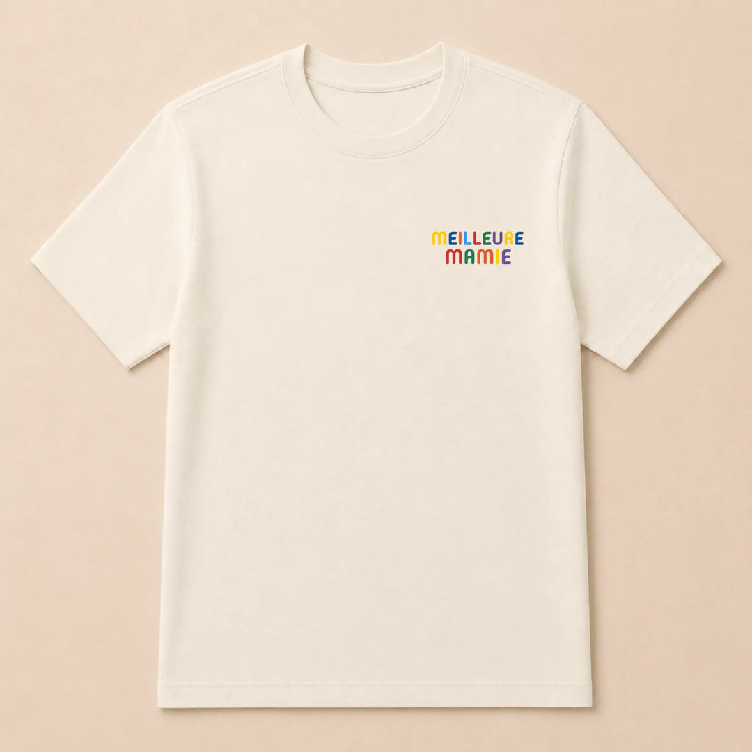 T-Shirt personnalisé Meilleure Mamie