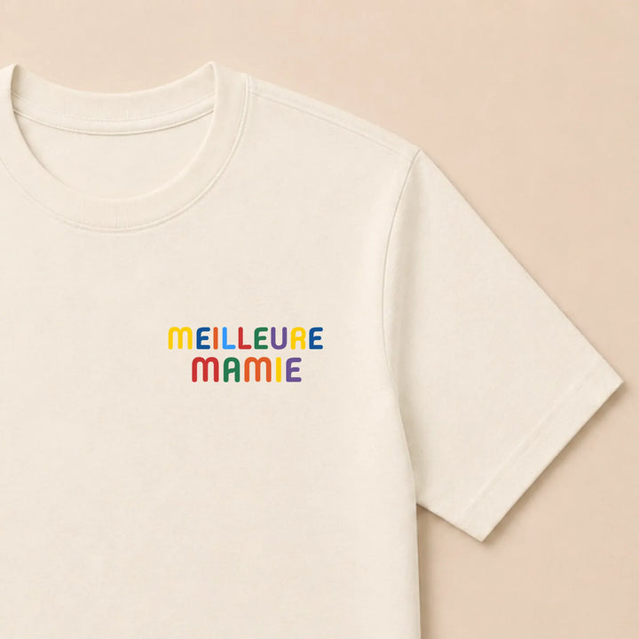 T-Shirt personnalisé Meilleure Mamie T-shirt / Naturel / S