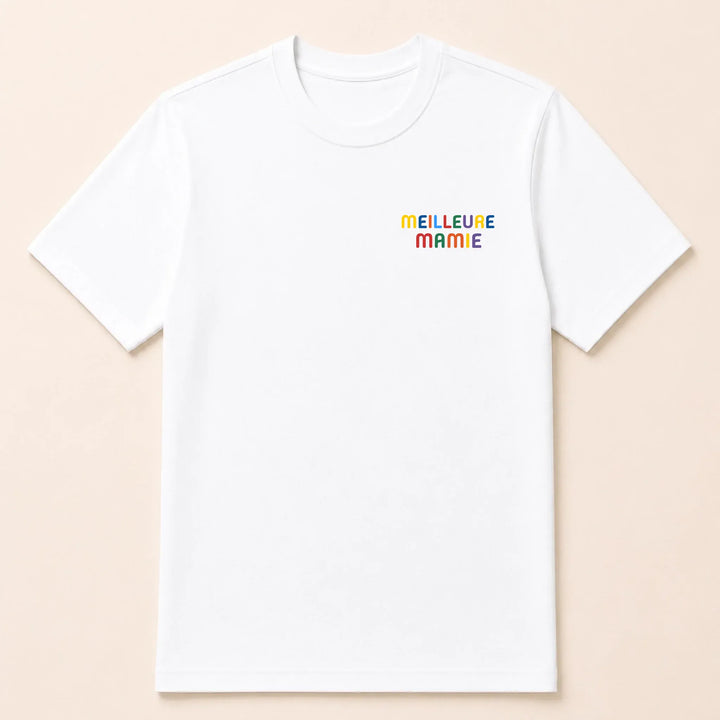 T-Shirt personnalisé Meilleure Mamie