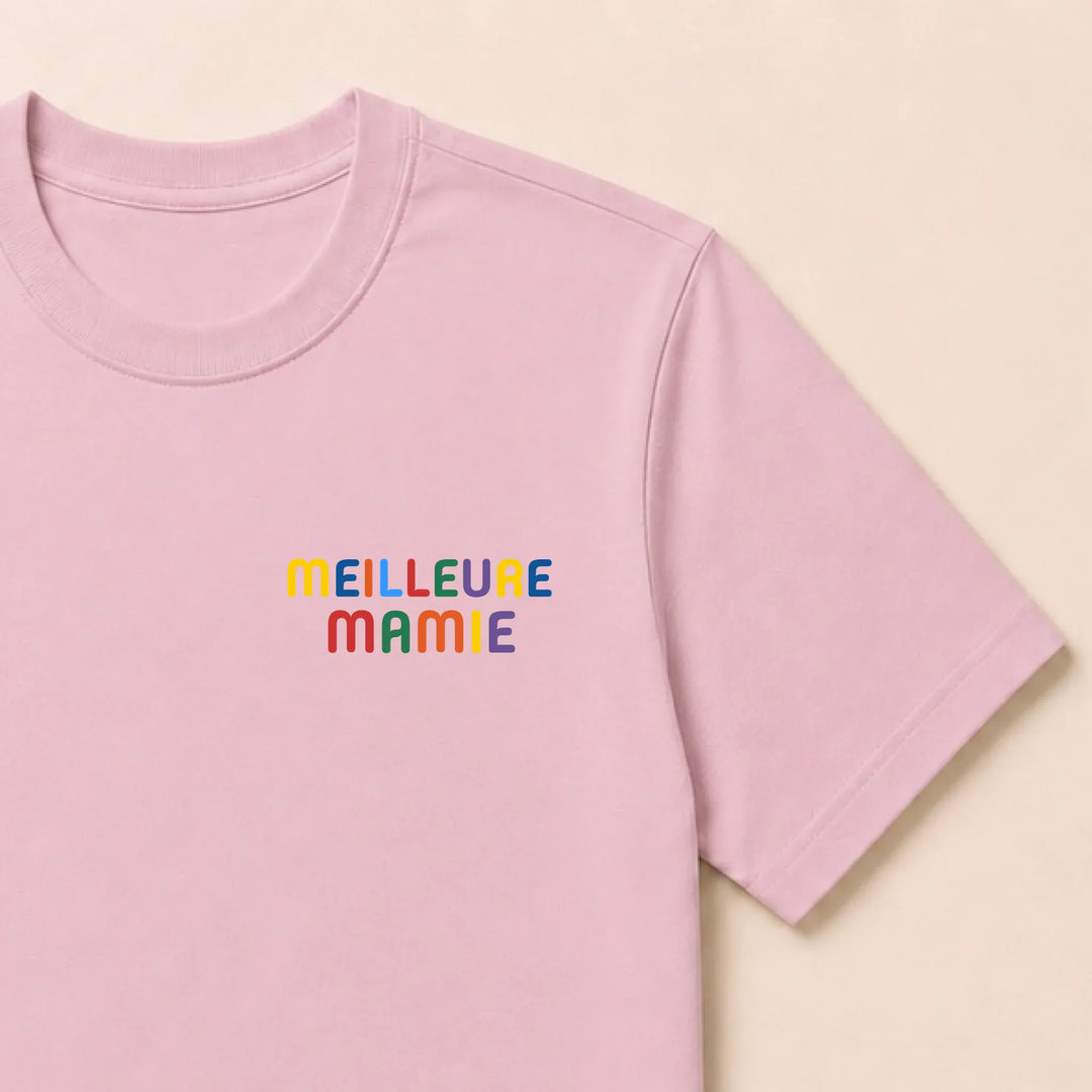 Pull personnalisé Meilleure Mamie T-shirt / Rose clair / S