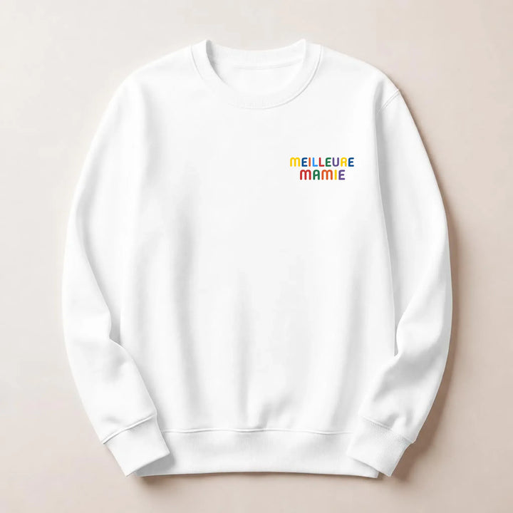Pull personnalisé Meilleure Mamie