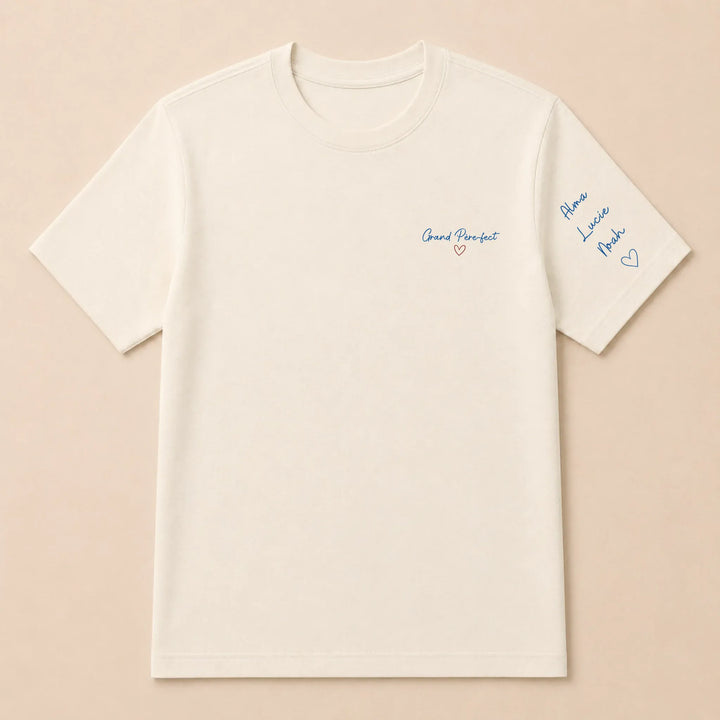 T-shirt personnalisé brodé - Grand Père-fect