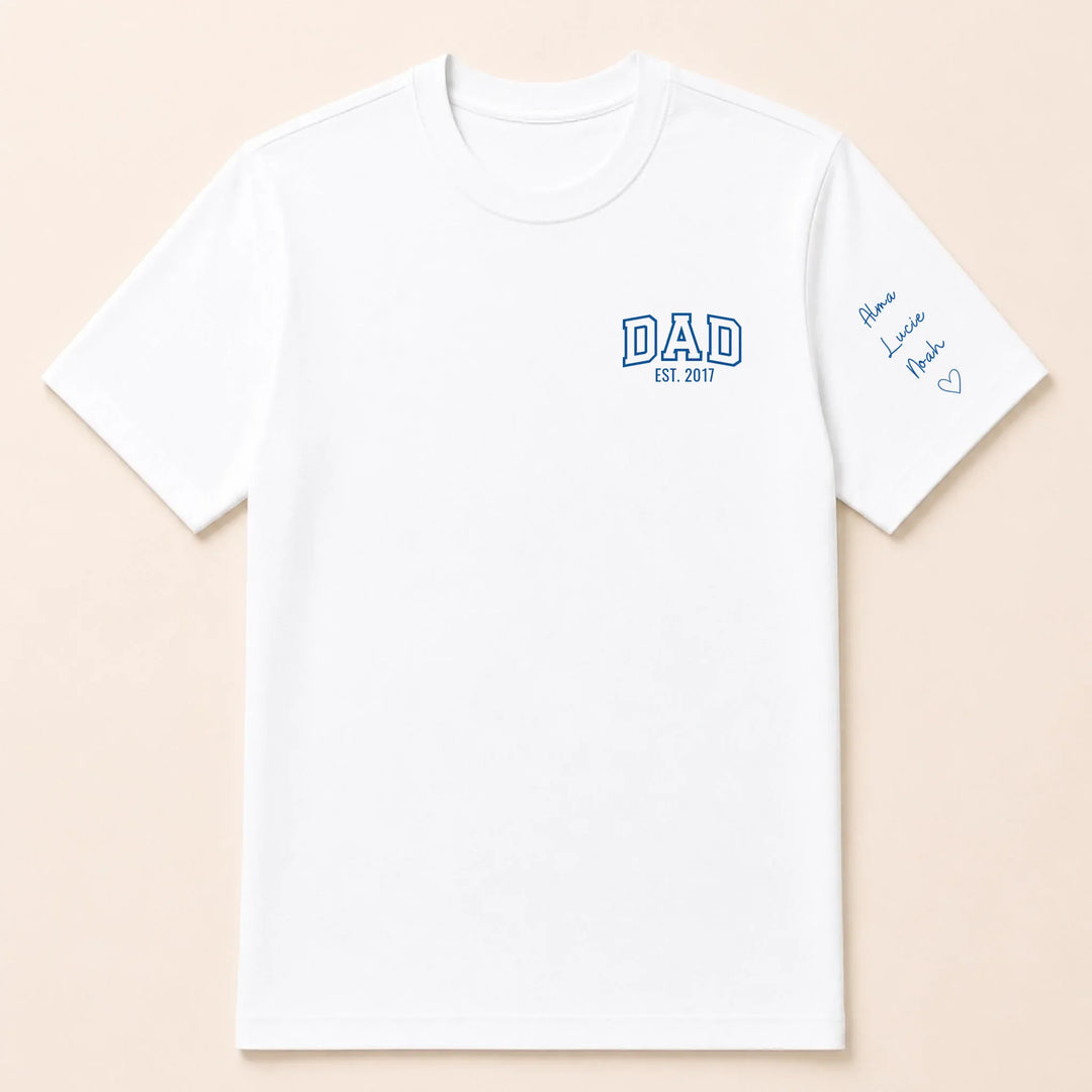 T-shirt brodé personnalisé - DAD Est