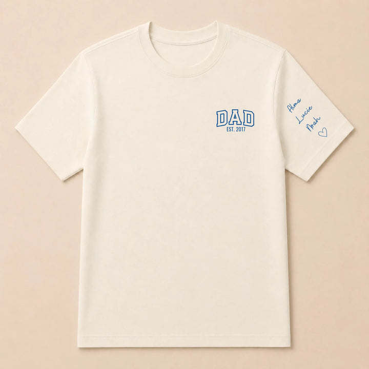 T-shirt brodé personnalisé - DAD Est