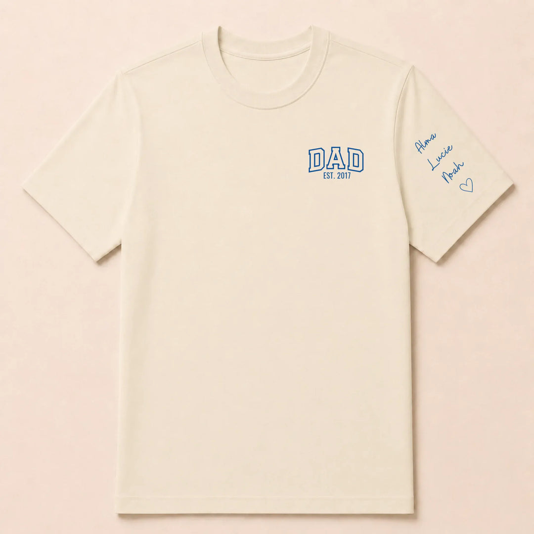 T-shirt brodé personnalisé - DAD Est