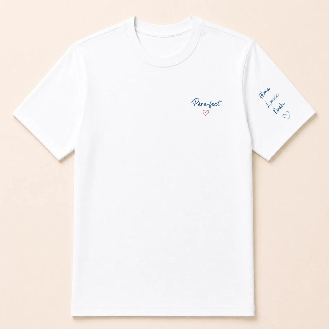 T-shirt personnalisé Brodé - Père-fect