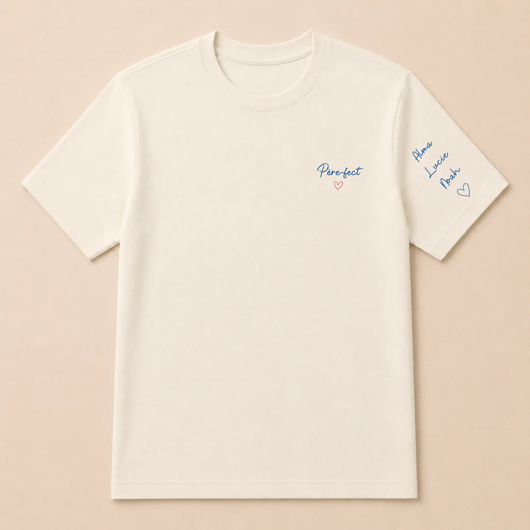 T-shirt personnalisé Brodé - Père-fect