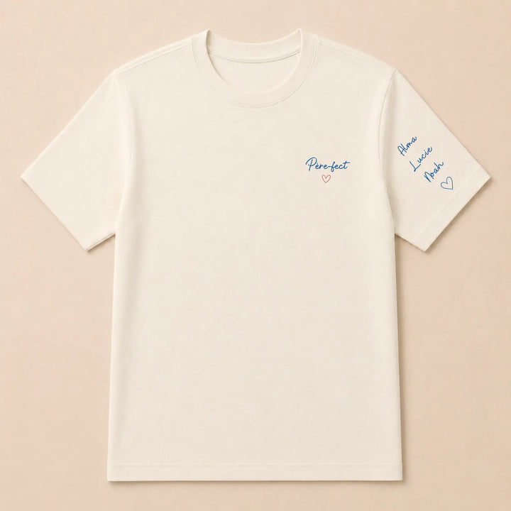T-shirt personnalisé Brodé - Père-fect