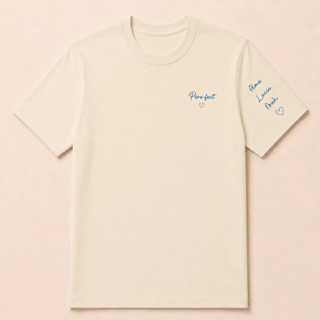 T-shirt personnalisé Brodé - Père-fect