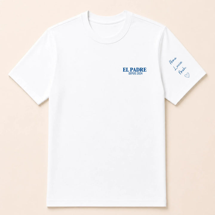 T-shirt personnalisé brodé - EL PADRE