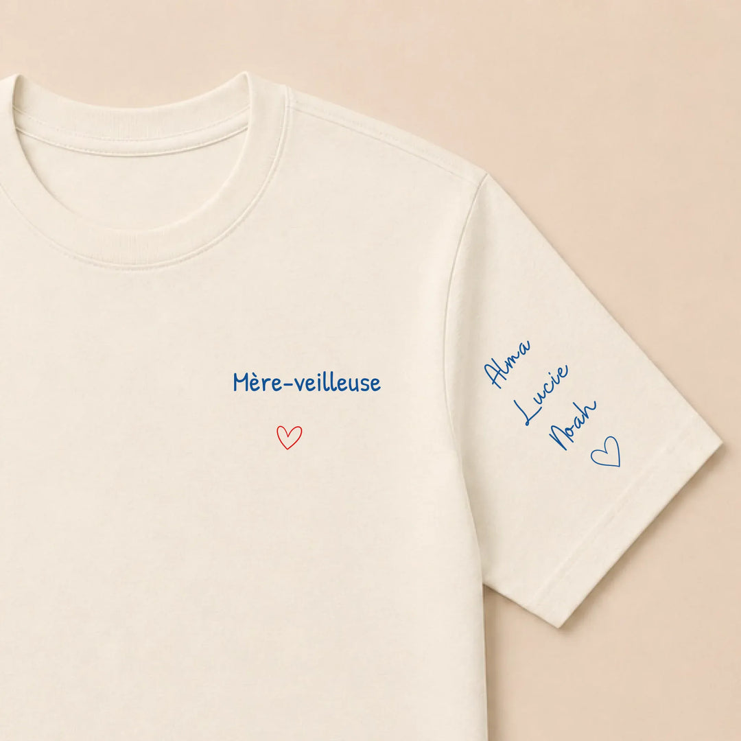 Sweat Mère-veilleuse T-shirt / Naturel / S