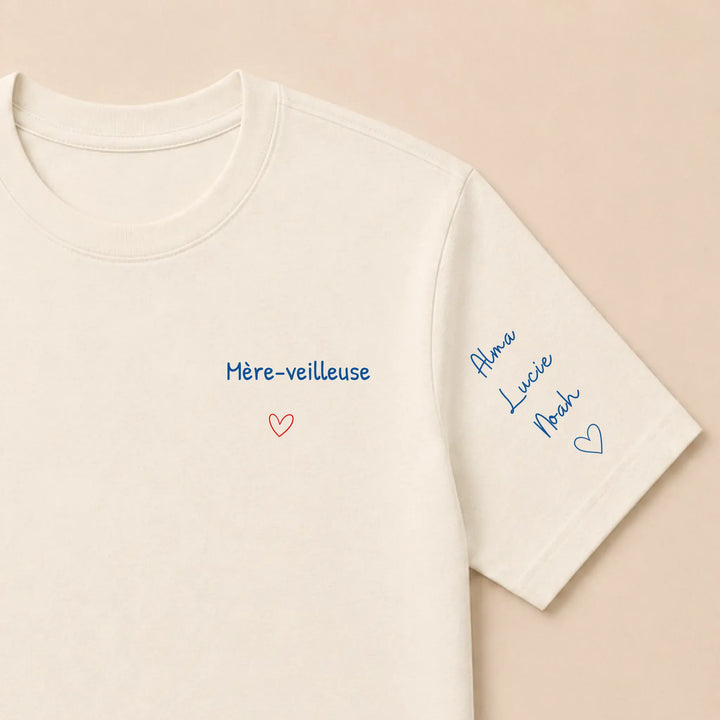 Sweat Mère-veilleuse T-shirt / Naturel / S