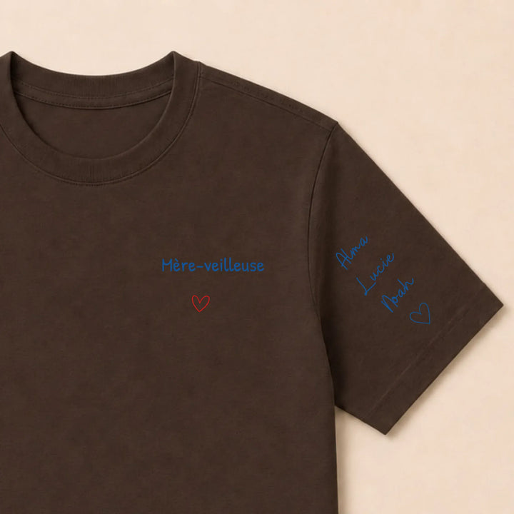 Sweat Mère-veilleuse T-shirt / Marron / S