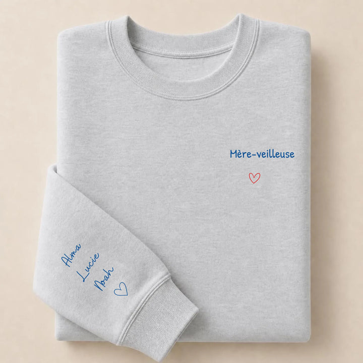 Sweat Mère-veilleuse Sweatshirt / Gris / S