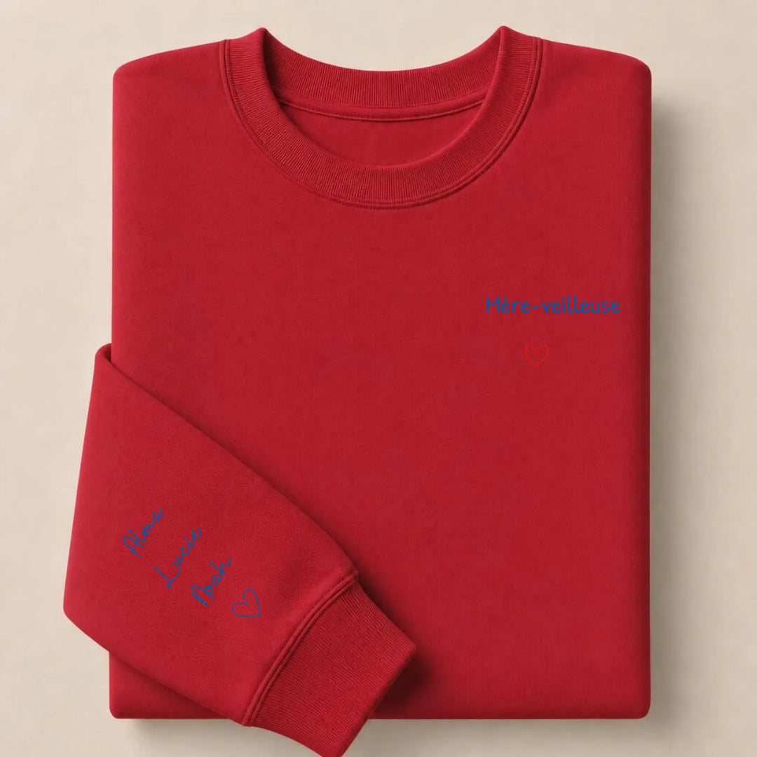 Sweat Mère-veilleuse Sweatshirt / Rouge / S