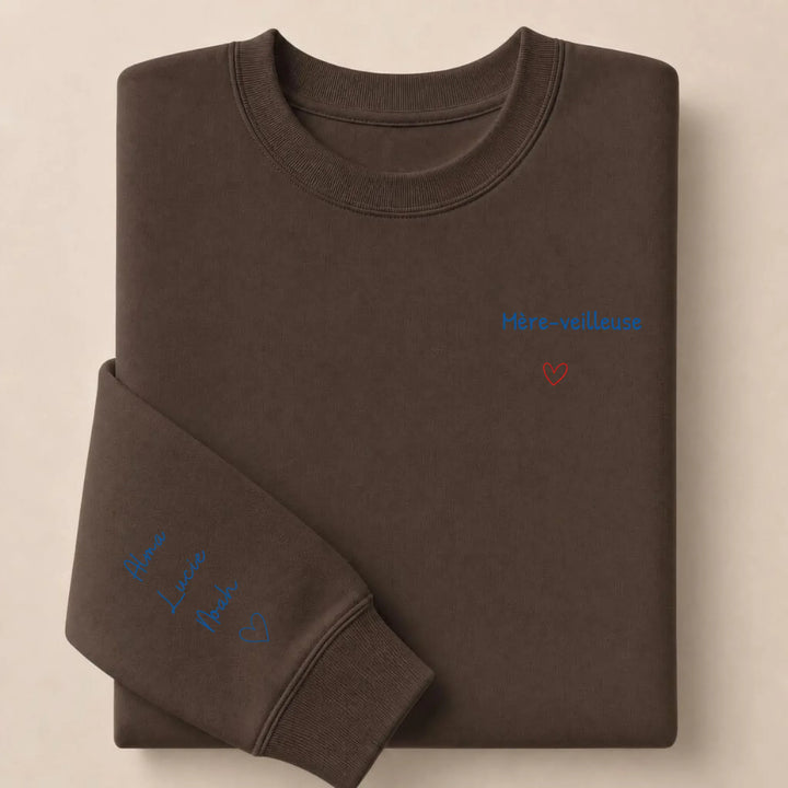 Sweat Mère-veilleuse Sweatshirt / Marron / S