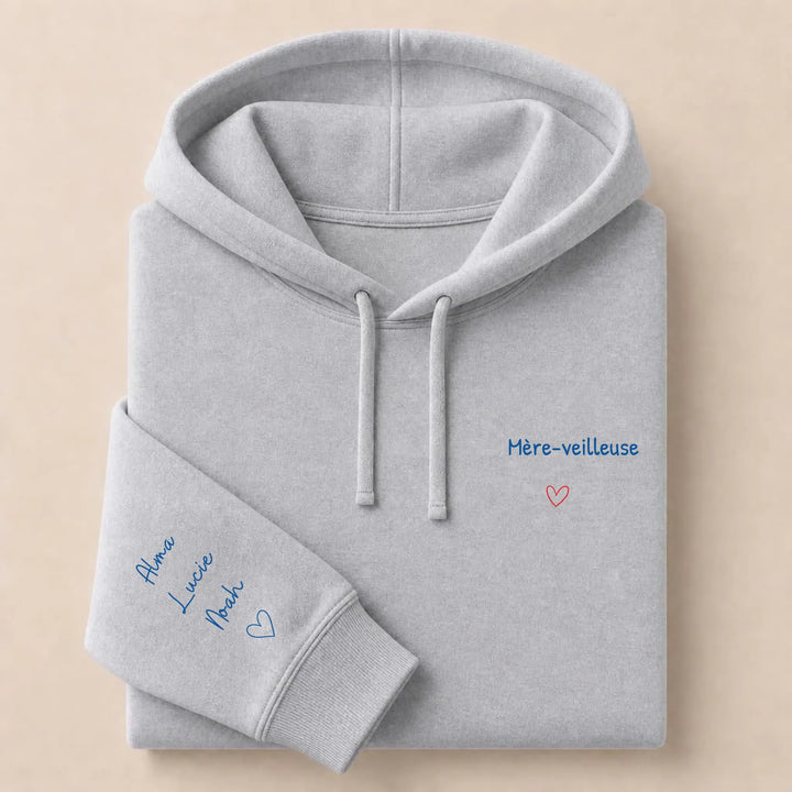 Sweat Mère-veilleuse Sweat à capuche / Gris / S